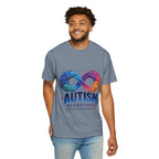 Autism Acceptance T-Shirt — Infinity Puzzle Rainbow Design