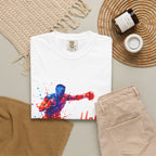 Boxer Birthday Adult T-Shirt — Watercolor Boxing Happy Birthday Tee