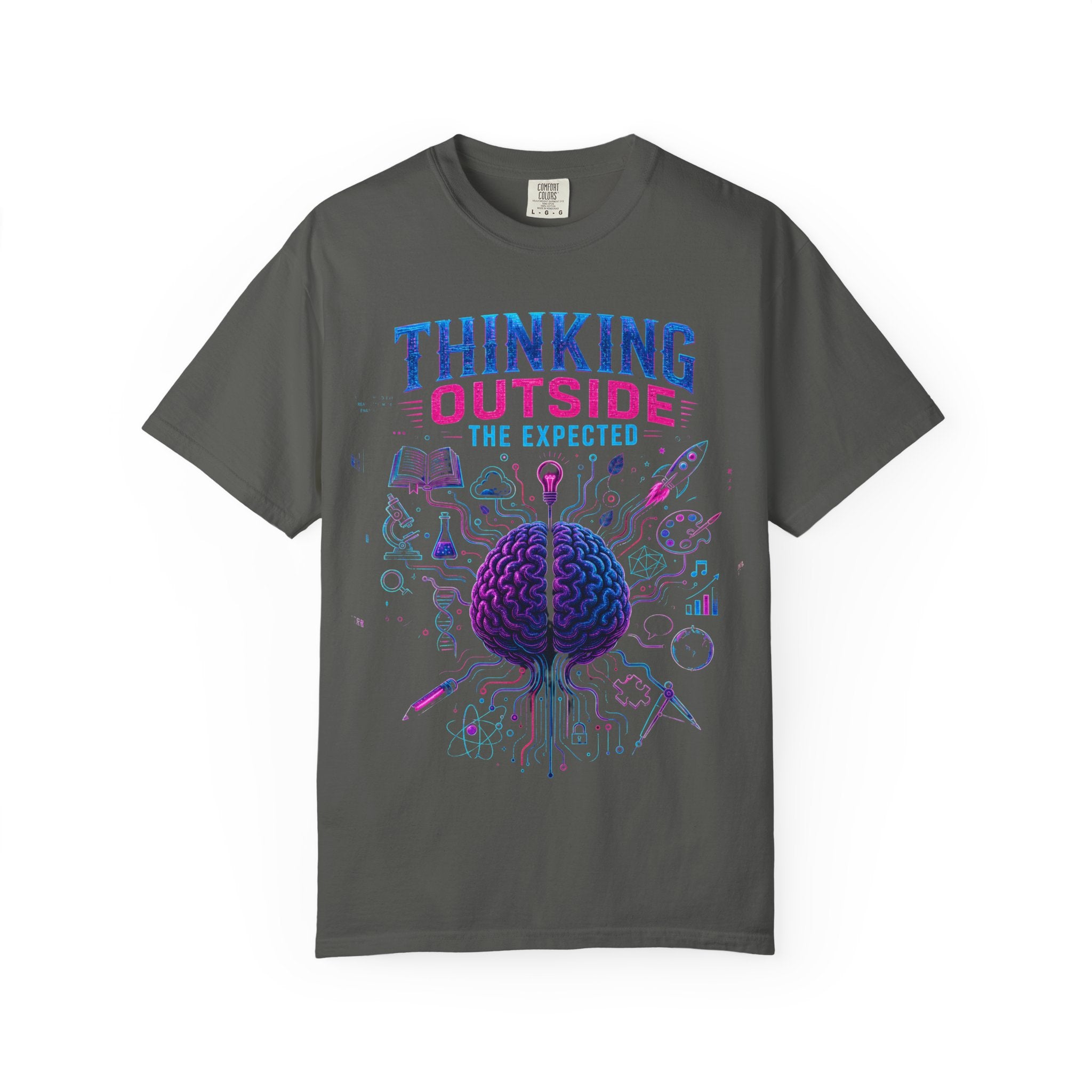 Thinking Outside the Expected T-Shirt — Creative Brain Graphic Tee