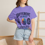 Autism Awareness T-Shirt — "Different Minds, Endless Possibilities"