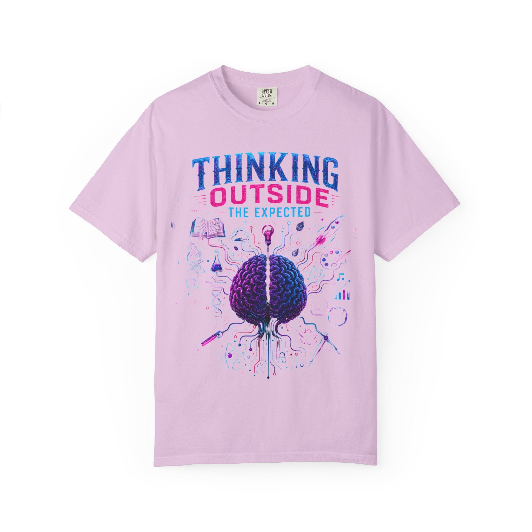 Thinking Outside the Expected T-Shirt — Creative Brain Graphic Tee