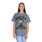 T-Shirt — "The Best Ideas Come From Different Minds" Graphic Tee