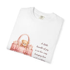 Congratulations Baby Tote Tee — New Baby Gift T‑Shirt with Teddy & Sweet Verse