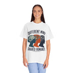 Different Minds Shared Humanity T-Shirt — Unity & Neurodiversity Awareness Tee