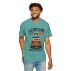 Leveling Up Again T-Shirt — "Making Memories Since Day One" Gamer Birthday Tee