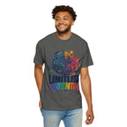 Limitless Potential T-Shirt — Inspirational Brain & Rainbow Design
