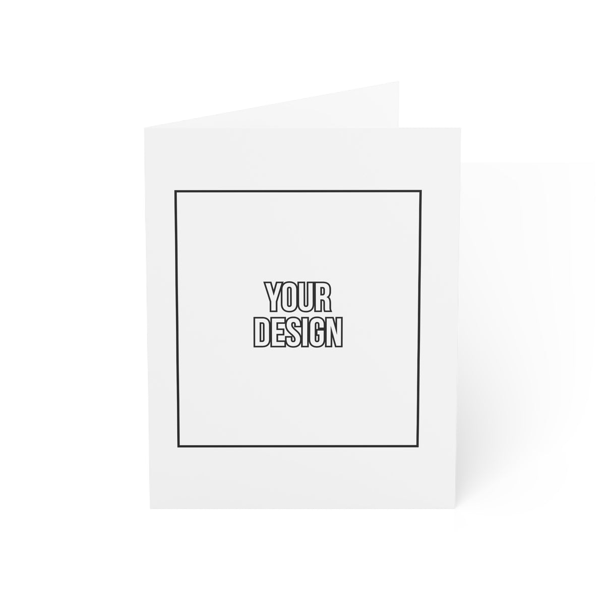 Greeting Card — Customizable Blank Folded Card (1, 10, 30, 50 pcs)