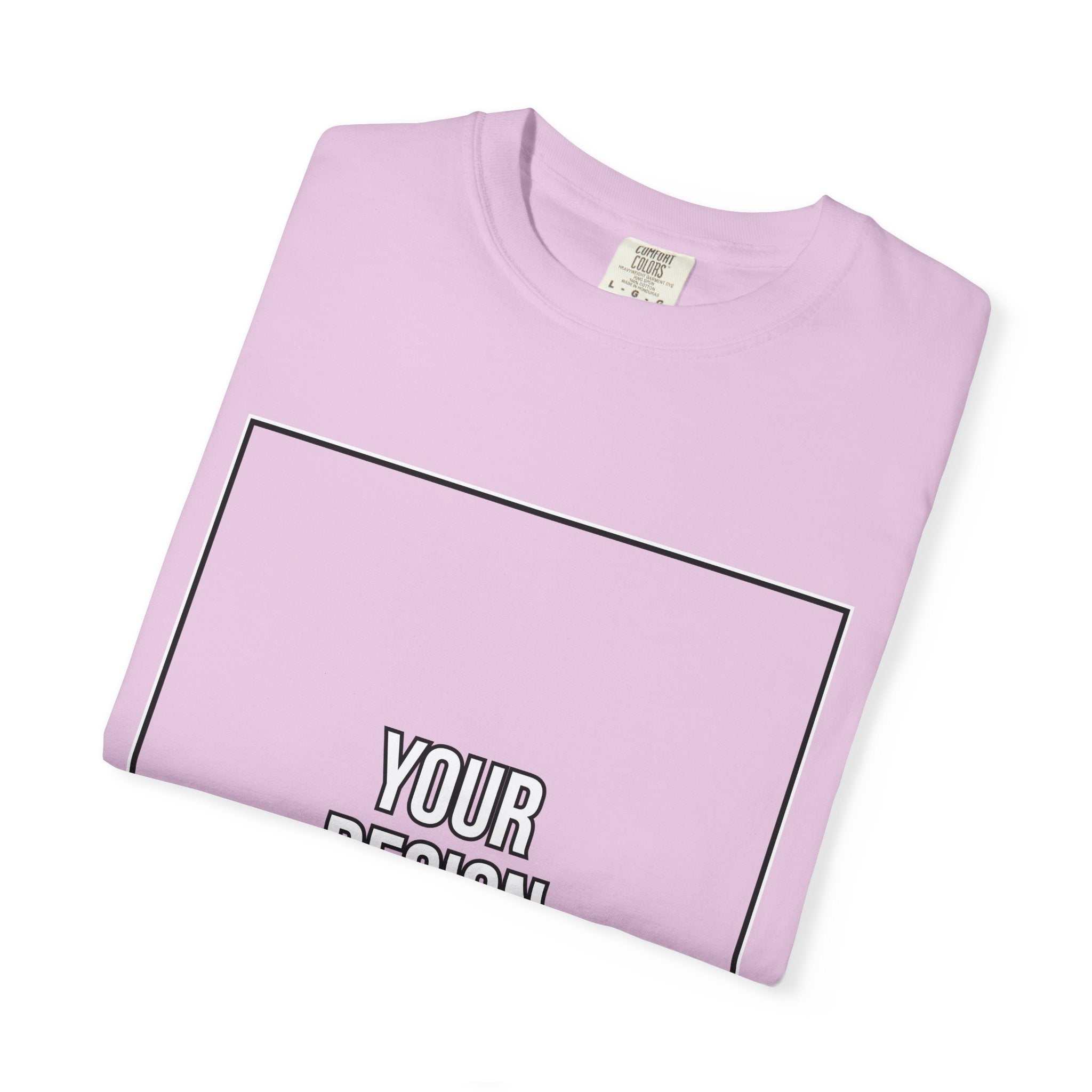 Classic Crewneck T‑Shirt — Custom Front Print Template