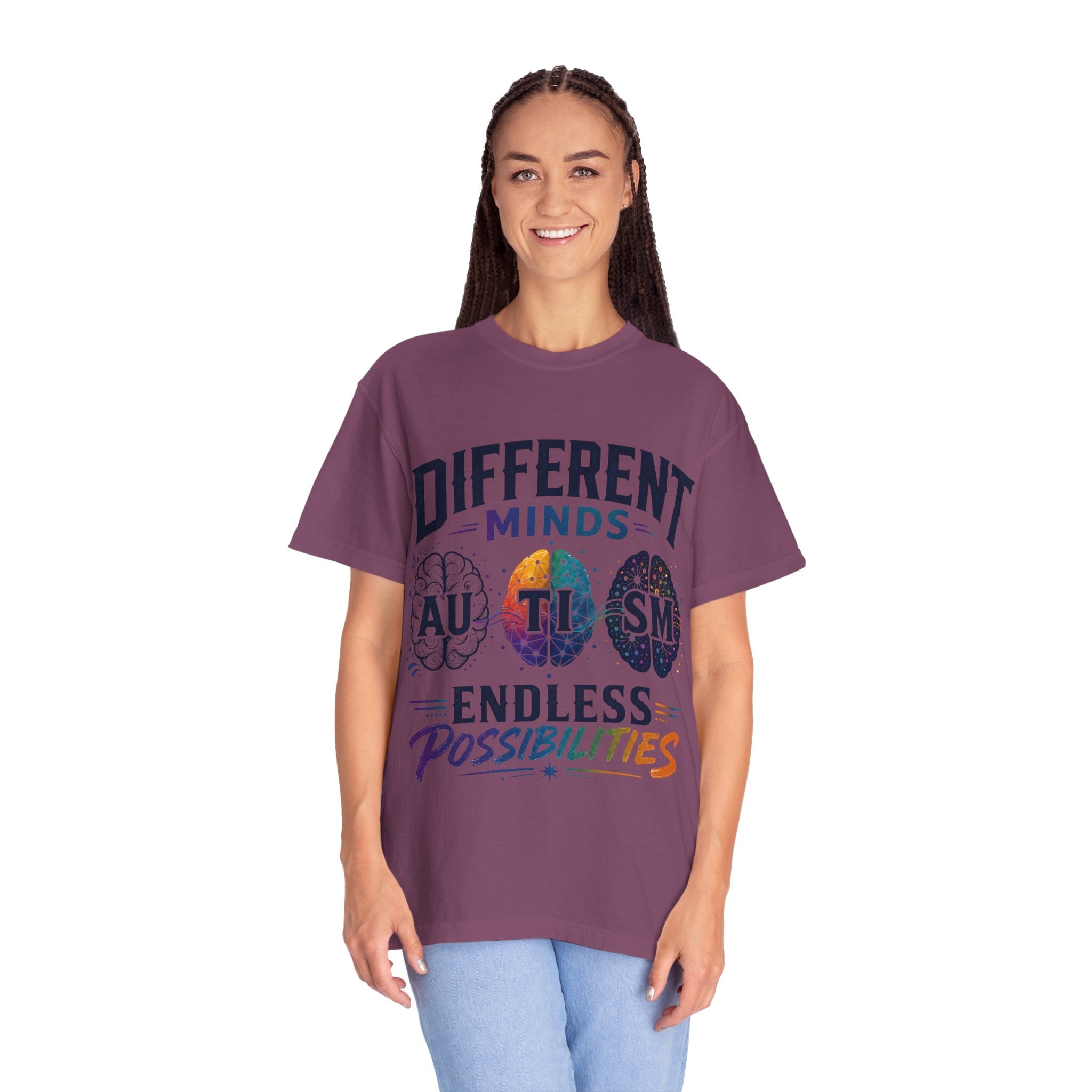 Autism Awareness T-Shirt — "Different Minds, Endless Possibilities"