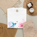Thank You Floral T-Shirt — 'Thank You, You're Wonderful' Hummingbird Gift Tee
