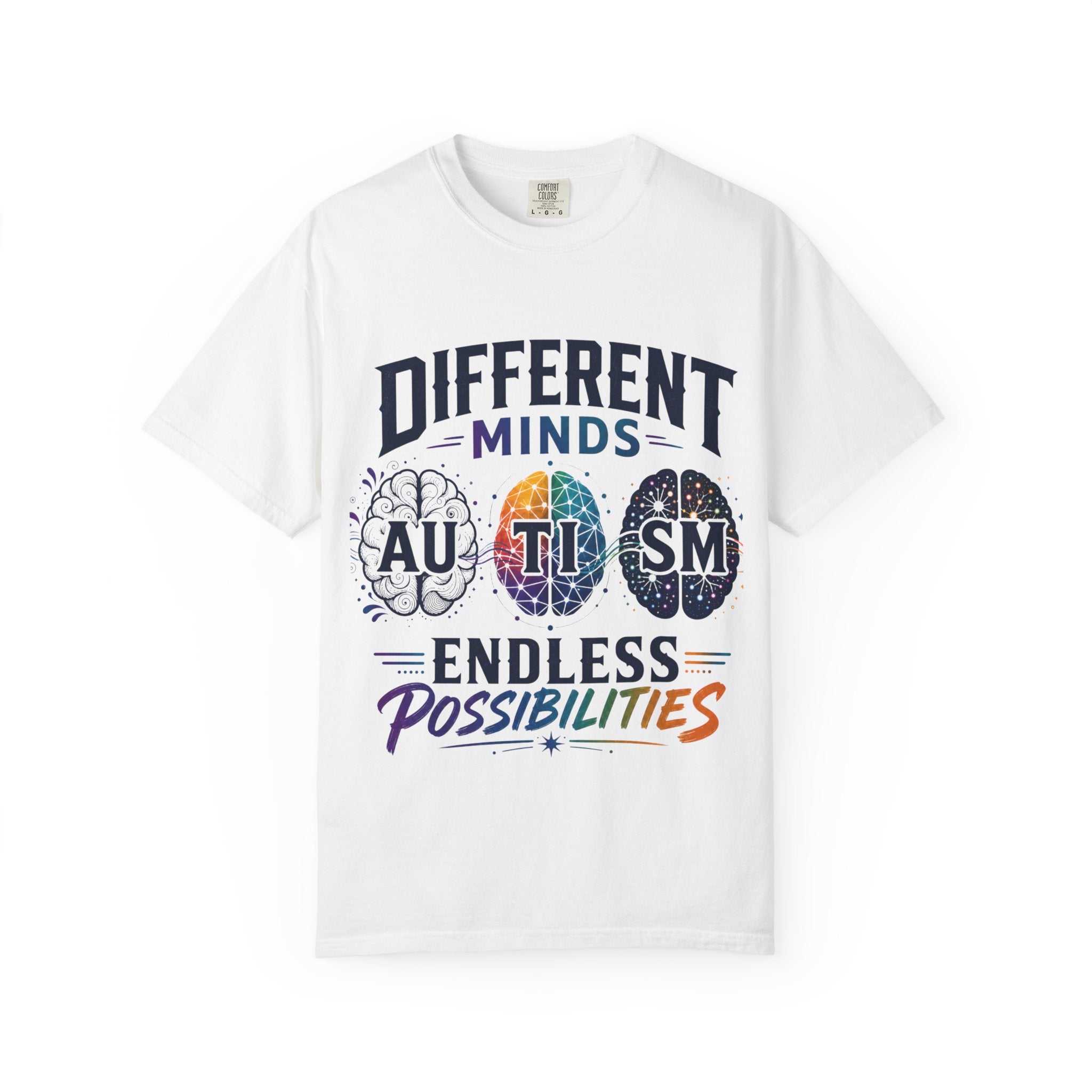 Autism Awareness T-Shirt — "Different Minds, Endless Possibilities"