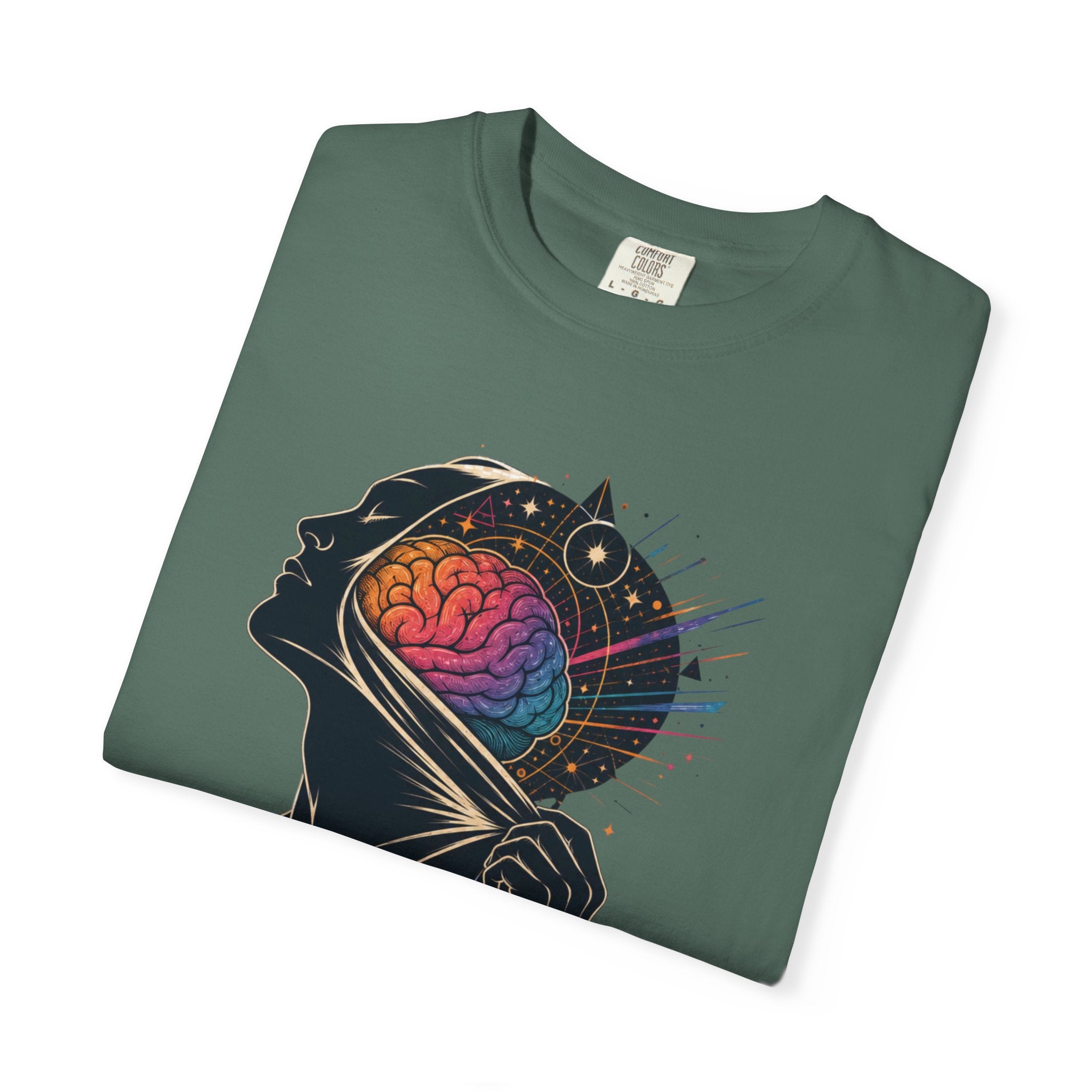 Authentic Is Beautiful Graphic T-Shirt — Pride Rainbow Mind Empowerment Tee