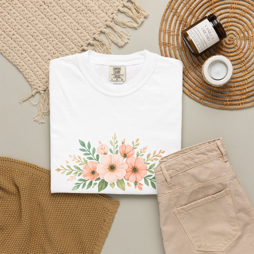 Thank You Floral T-Shirt — 'Thank You for Your Kindness and Support' Appreciation Tee