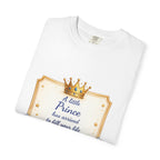 Prince Announcement T-Shirt – "A little Prince has arrived" New Baby Boy Congratulations Tee