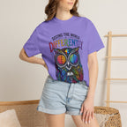 Seeing the World Differently Owl T-Shirt — Colorful Psychedelic Autism Awareness Tee