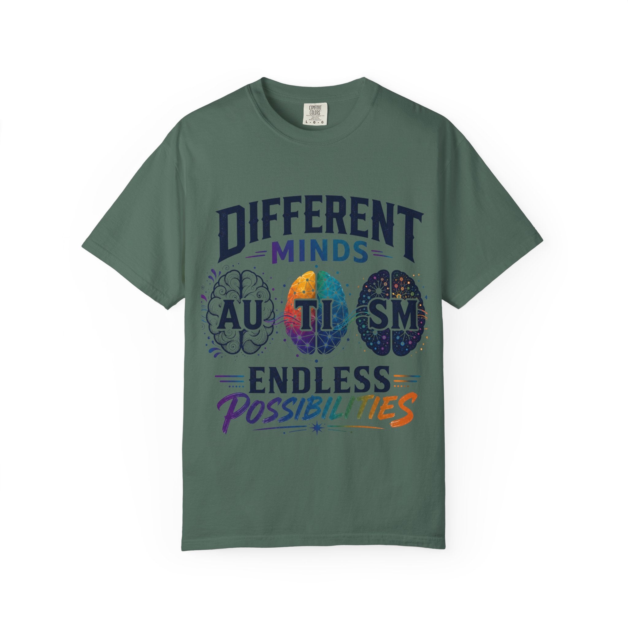 Autism Awareness T-Shirt — "Different Minds, Endless Possibilities"