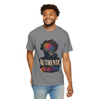 Authentic Is Beautiful Graphic T-Shirt — Pride Rainbow Mind Empowerment Tee