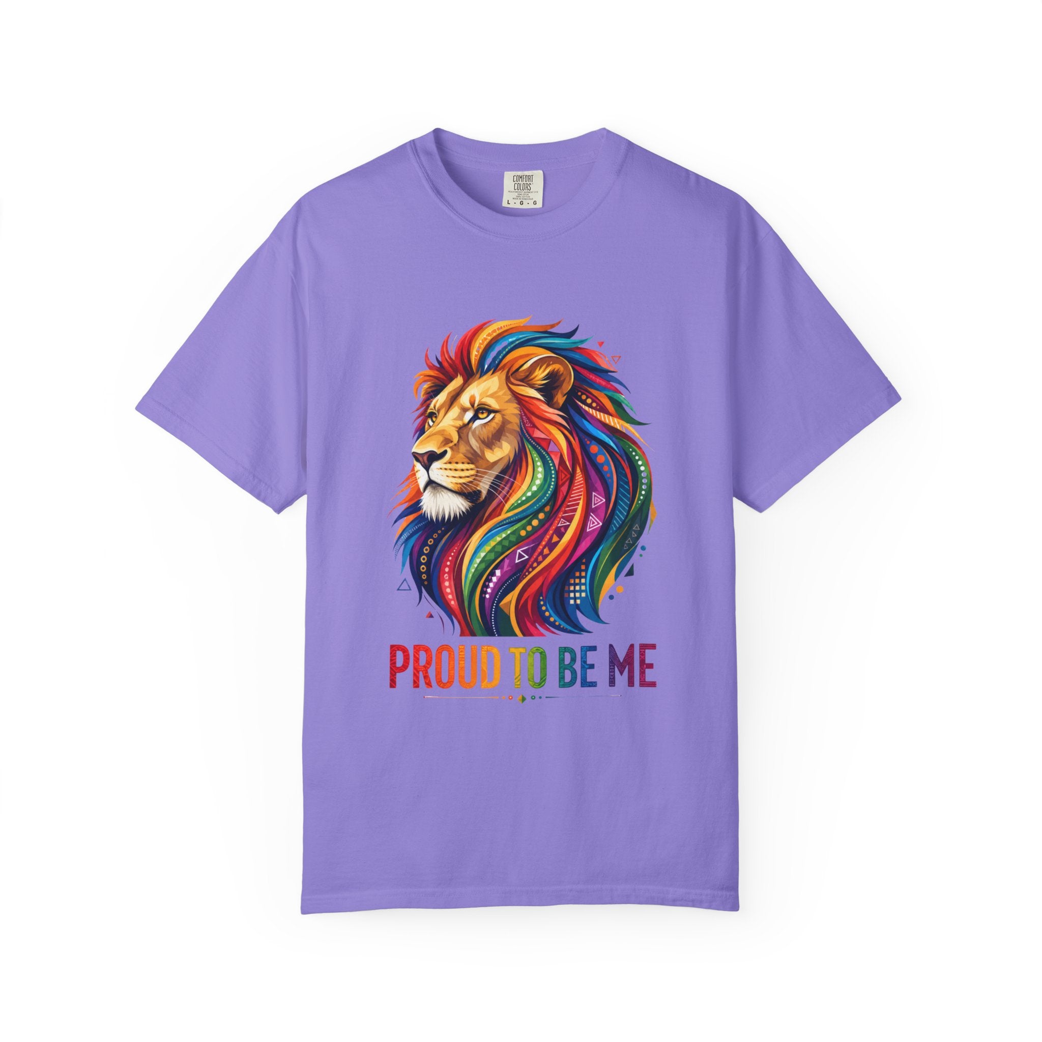 Proud to Be Me Lion T-Shirt — Rainbow Mane Pride Tee
