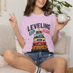 Leveling Up Again T-Shirt — "Making Memories Since Day One" Gamer Birthday Tee