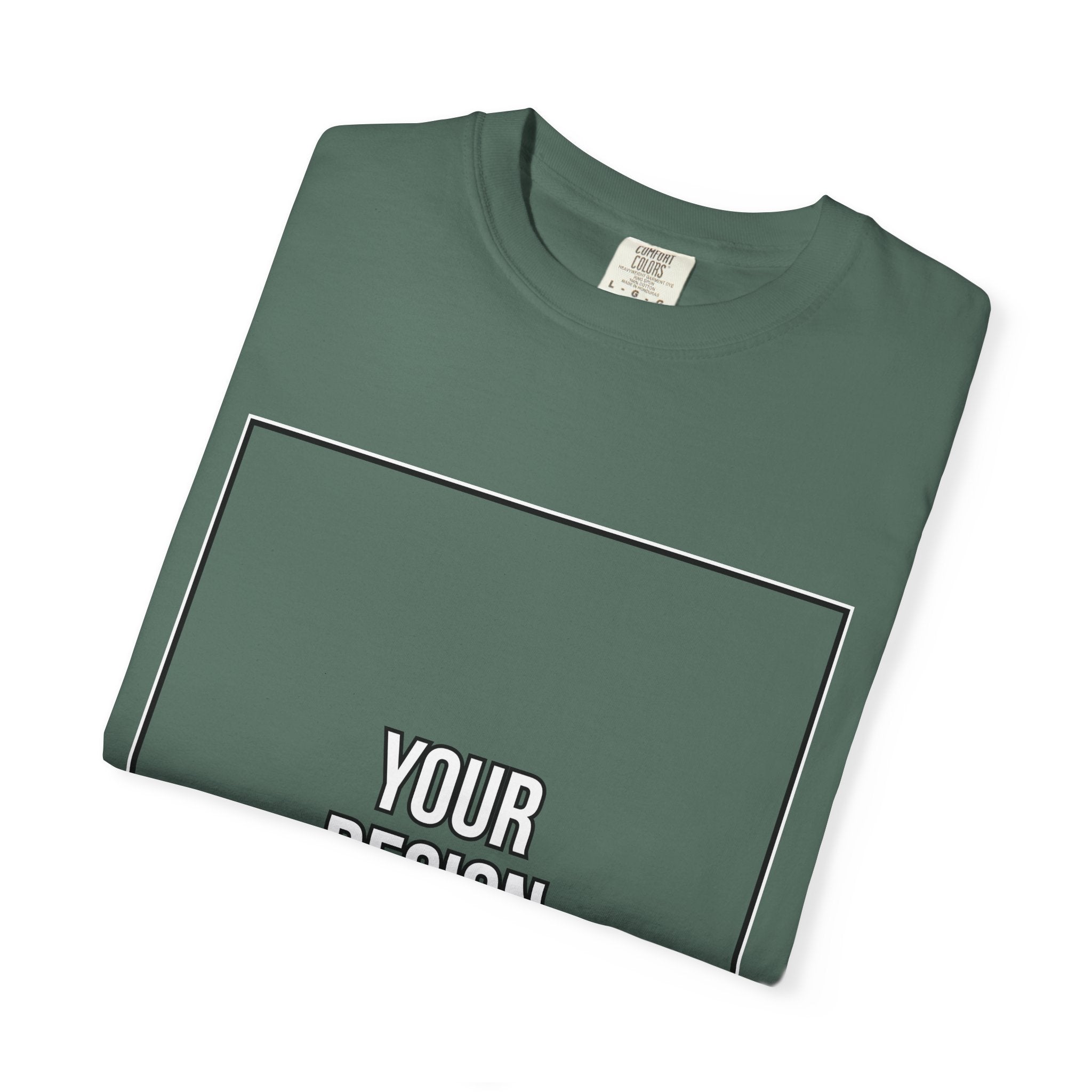 Classic Crewneck T‑Shirt — Custom Front Print Template