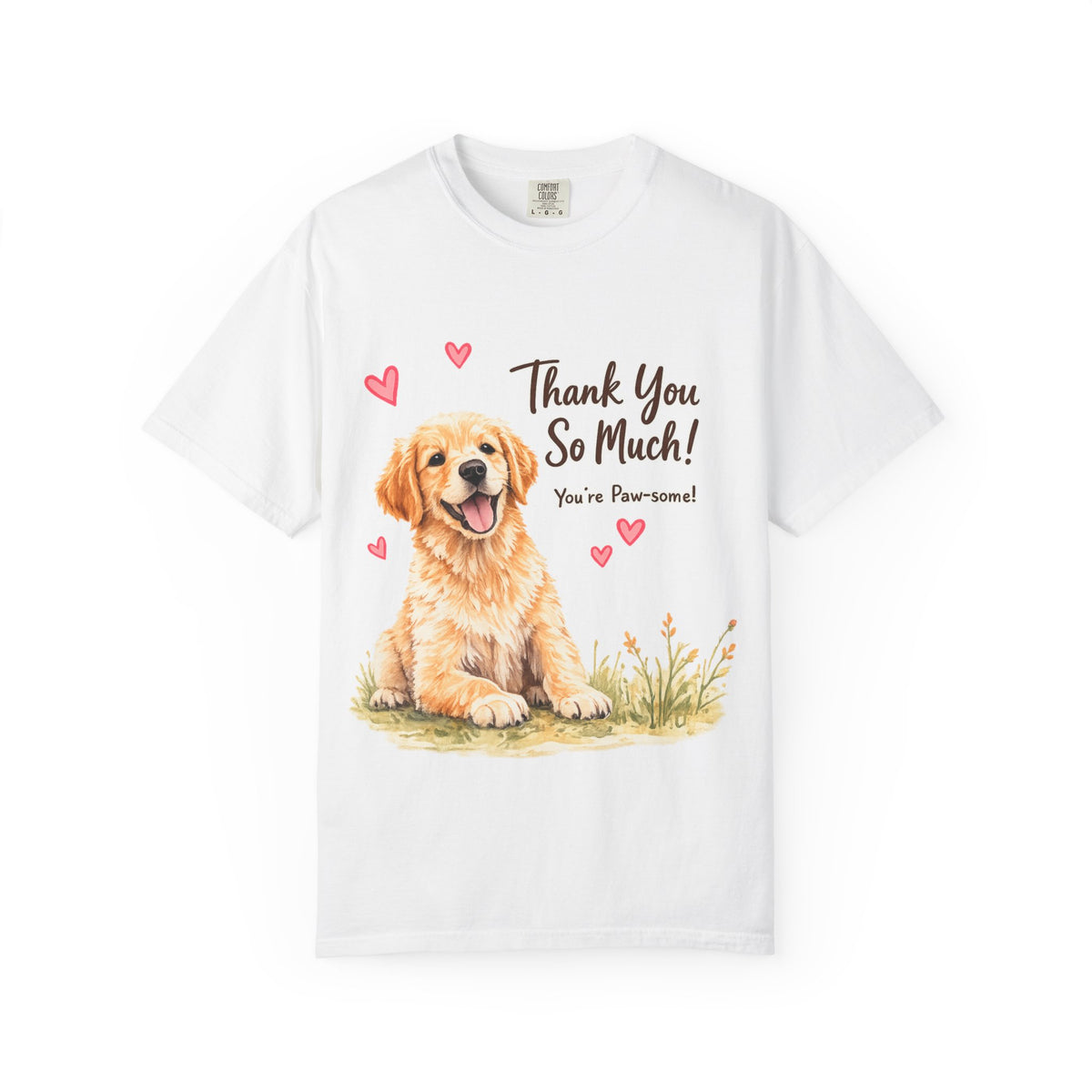 Thank You So Much! Golden Retriever Thank You T-Shirt