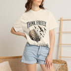 Think Freely T-Shirt — 'The World Keeps Different Perspectives' Graphic Tee