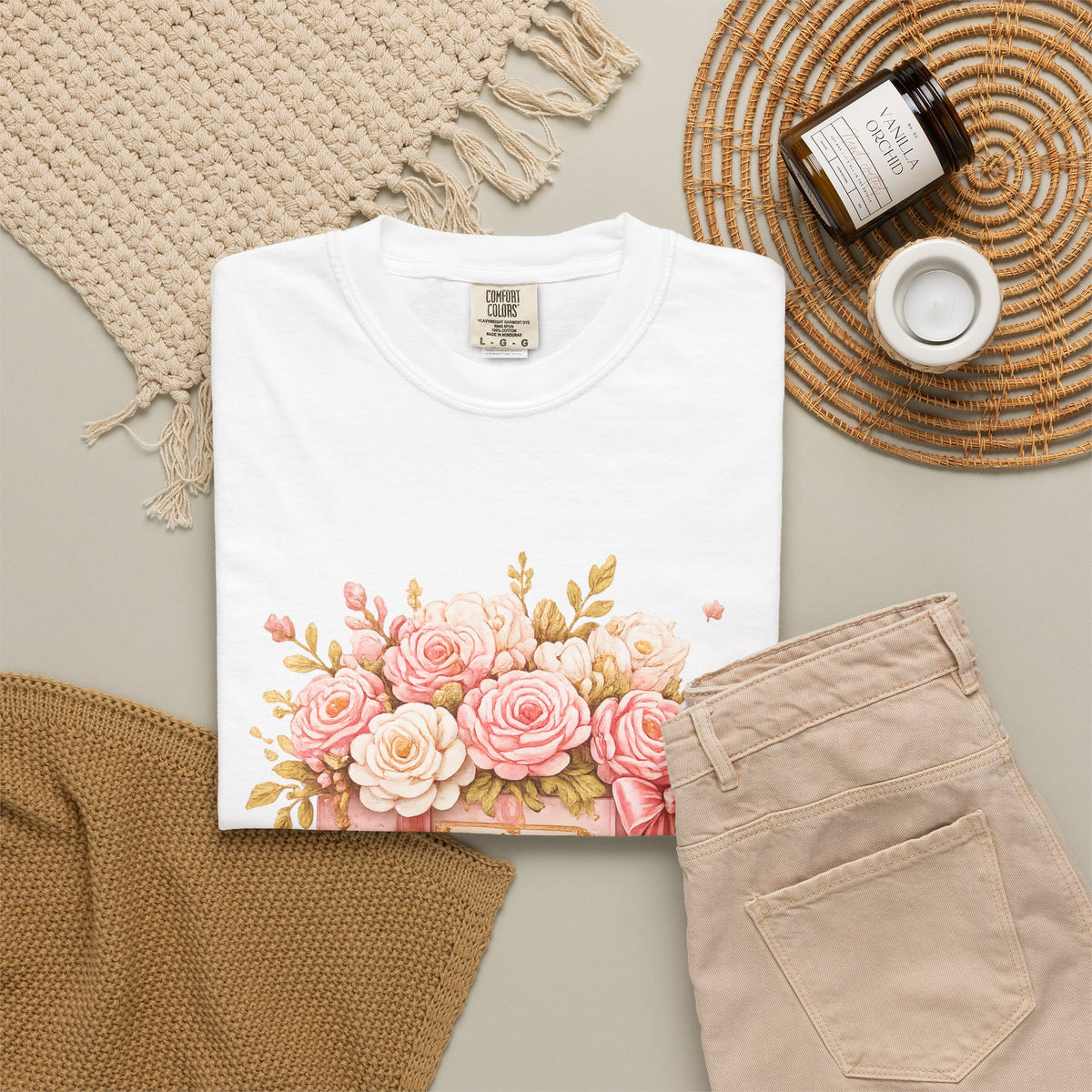 Baby Girl Congratulations Flower Box T-Shirt