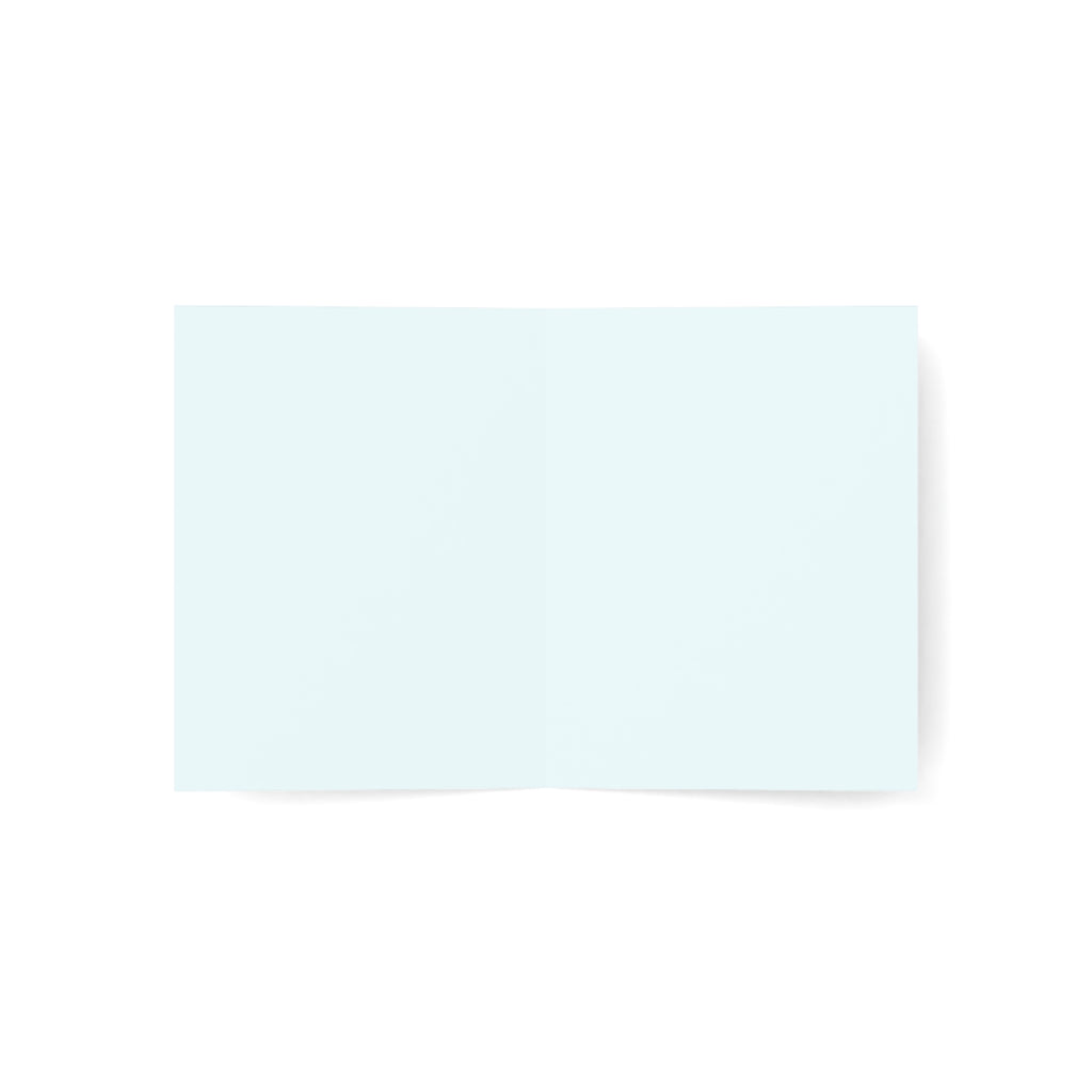Greeting Card – "Counting the days until I see you again" Blue Love Note