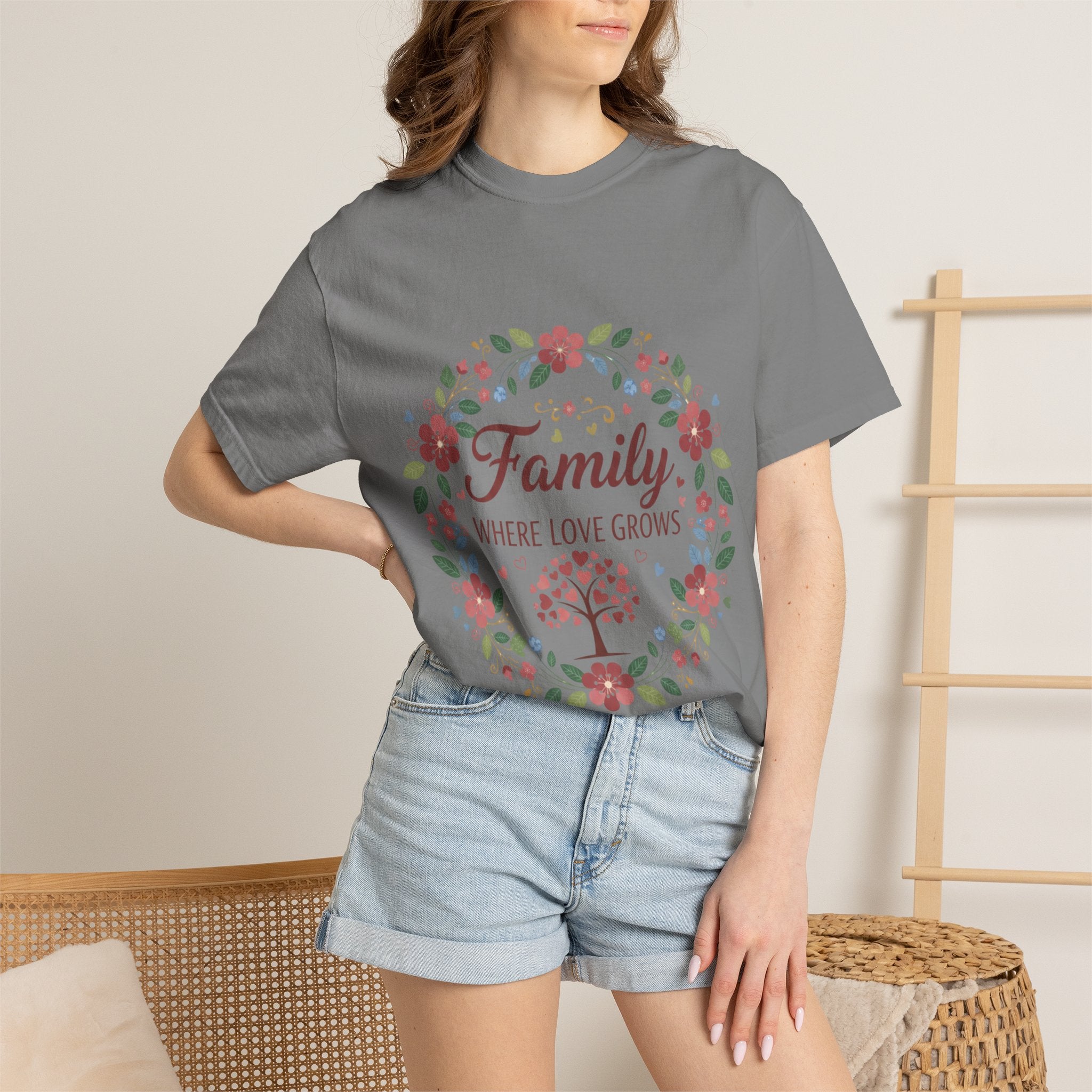 Family Where Love Grows T-Shirt