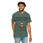 Birthday Cake Personalized T‑Shirt — "Happy Birthday! [Insert Name]" Customizable Tee