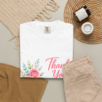 Thank You Floral T-Shirt — 'Thank You' Mason Jar Bouquet Appreciation Tee