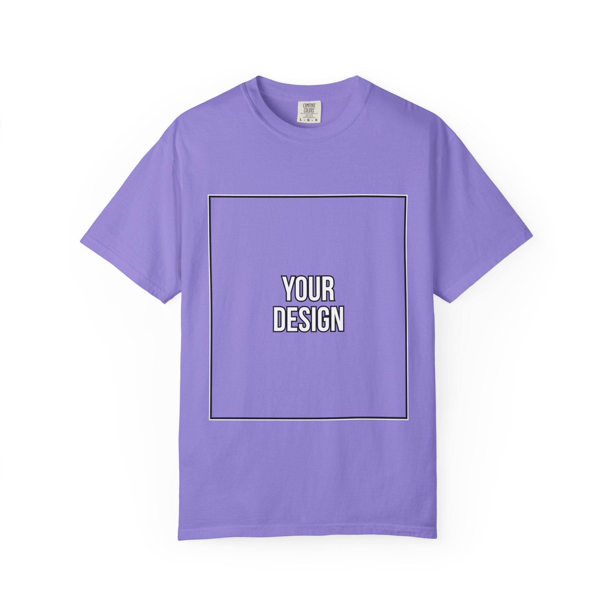 Classic Crewneck T‑Shirt — Custom Front Print Template