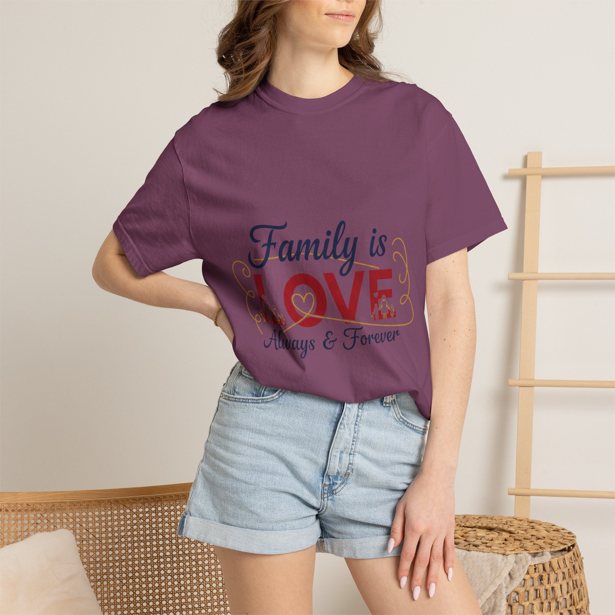 Family Is Love T-Shirt – "Family is Love Always & Forever" Graphic Tee