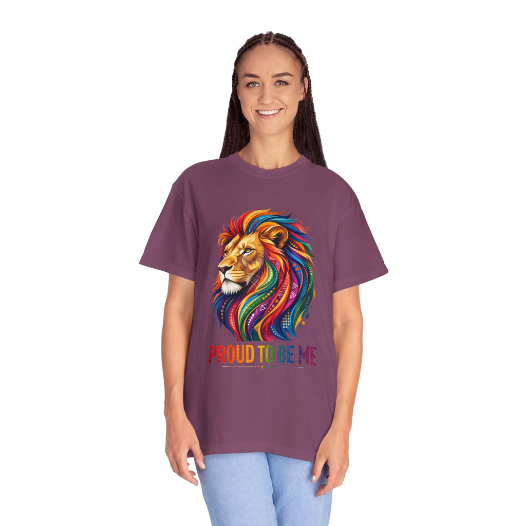 Proud to Be Me Lion T-Shirt — Rainbow Mane Pride Tee