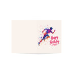 Happy Birthday Runner Greeting Card — Colorful Sports Birthday Card (Pack of 1, 10, 30, 50)