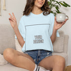 Classic Crewneck T‑Shirt — Custom Front Print Template