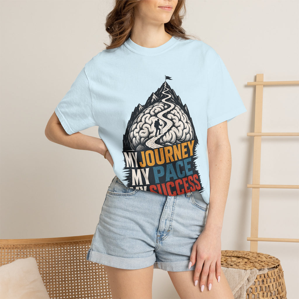 My Journey My Pace My Success T-Shirt — Motivational Mountain Graphic Tee