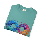 Autism Acceptance T-Shirt — Infinity Puzzle Rainbow Design