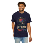 Authentic Is Beautiful Graphic T-Shirt — Pride Rainbow Mind Empowerment Tee