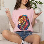 Proud to Be Me Lion T-Shirt — Rainbow Mane Pride Tee