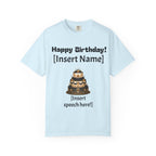 Birthday Cake Personalized T‑Shirt — "Happy Birthday! [Insert Name]" Customizable Tee