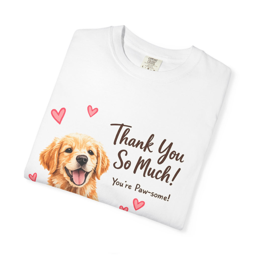 Thank You So Much! Golden Retriever Thank You T-Shirt