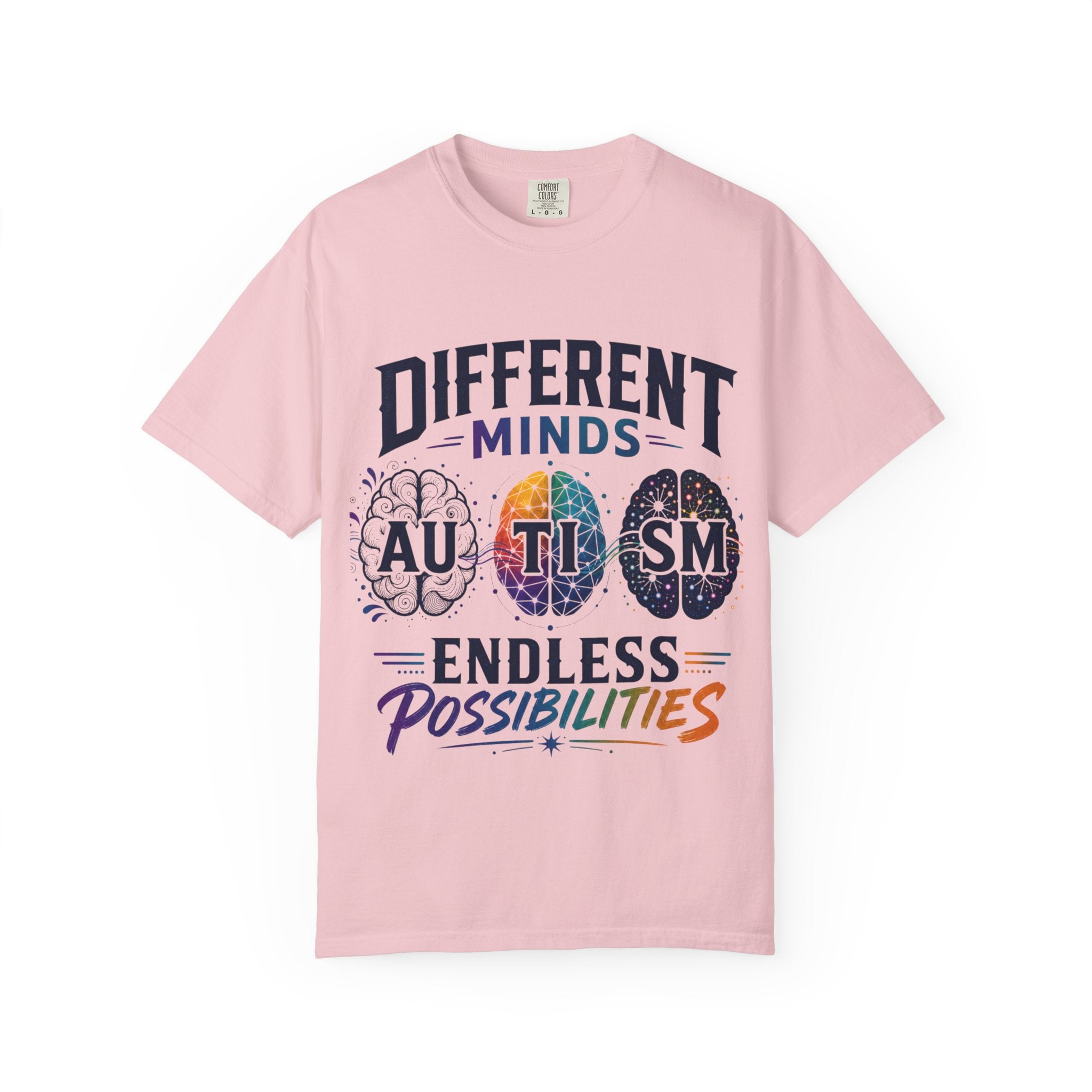 Autism Awareness T-Shirt — "Different Minds, Endless Possibilities"