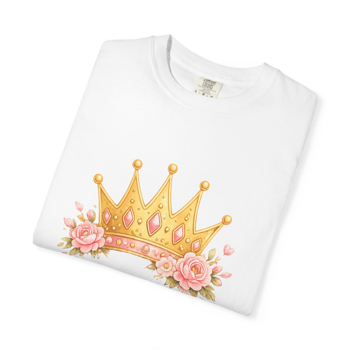 Little Princess Crown Tee — 'Little Princess on her way! We can’t wait to meet you!' Baby Shower & Pregnancy Announcement T-Shirt