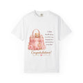 Congratulations Baby Tote Tee — New Baby Gift T‑Shirt with Teddy & Sweet Verse