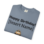 Birthday Cake Personalized T‑Shirt — "Happy Birthday! [Insert Name]" Customizable Tee