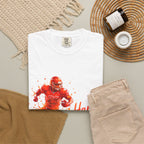 Birthday Football Adult T-Shirt — Happy Birthday Grunge Player Tee