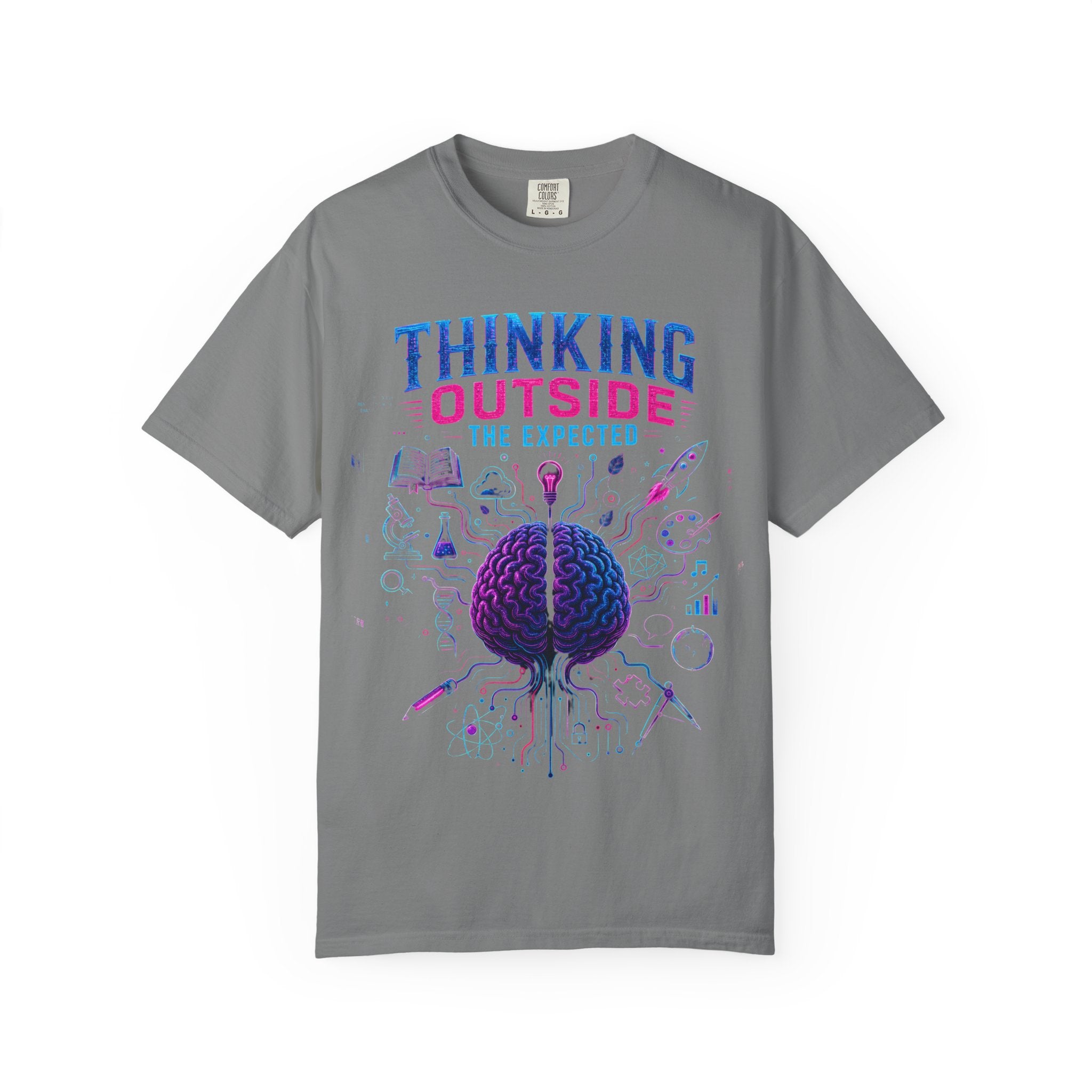 Thinking Outside the Expected T-Shirt — Creative Brain Graphic Tee