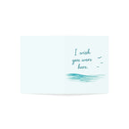 I Wish You Were Here — Seaside Miss You Greeting Card (Single or Multi-Pack)