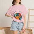 Autistic Neurodiversity Puzzle Brain T-Shirt — "Celebrate Neuro-Autistic Diversity"